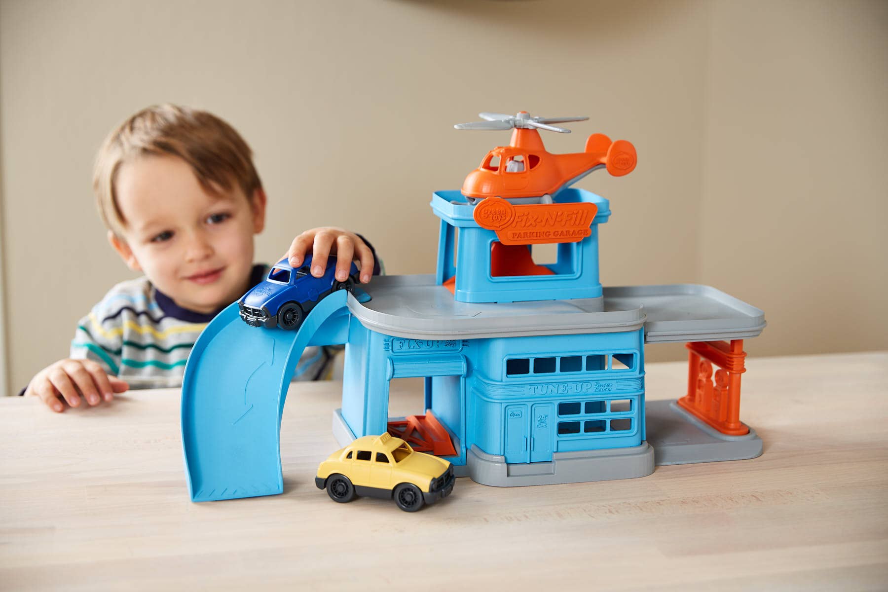 Image of Green Toys - Parking Garage